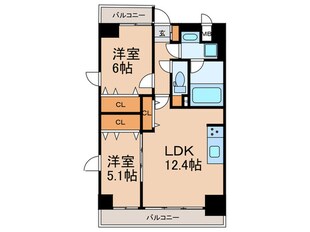 アクアブル－の物件間取画像